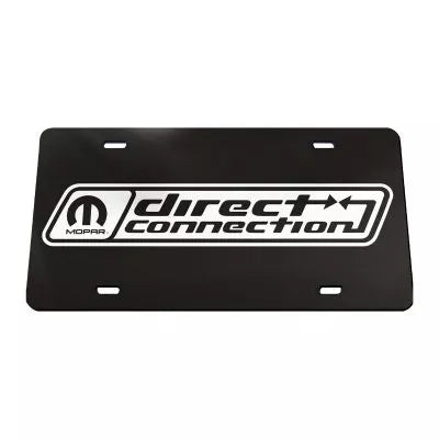 Direct Connection Vanity Plate BLACK